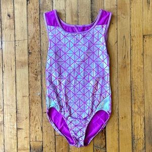 Purple/Pink Leotard/Swimsuit. Girls size XL. Worn once.